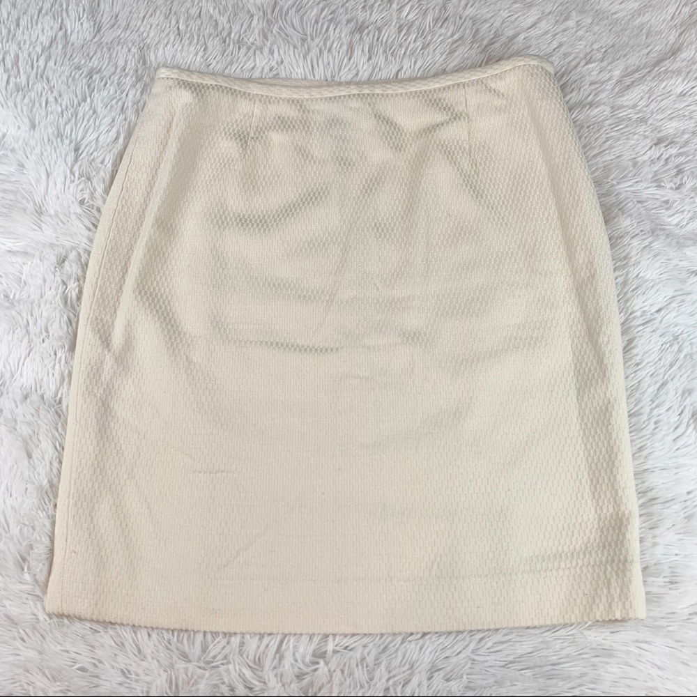 Etcetera by Edmond ivory pencil Skirt knee length women sizeโ 16